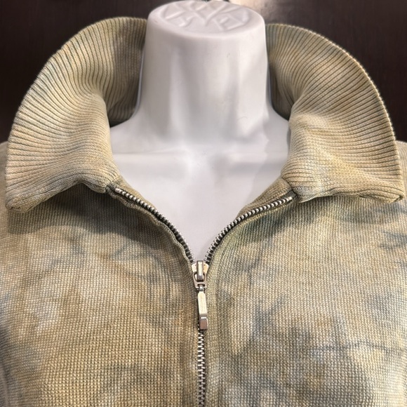 RARE Pamela Anderson Green Tie-Dye Cropped Top & Flare Mini Skirt Set - Picture 4 of 10